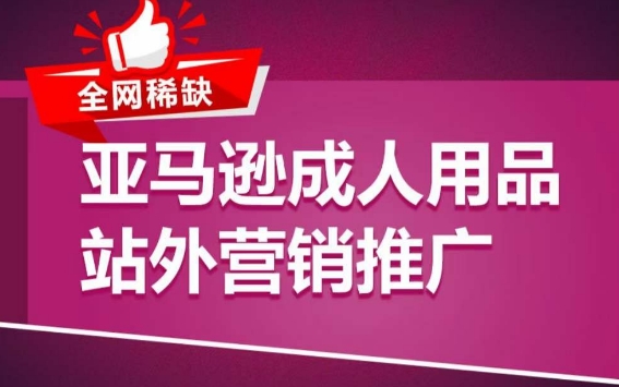 亚马逊成人用品站外营销推广，​成人用品新品推广方案，助力打造类目爆款-飓风网创资源站