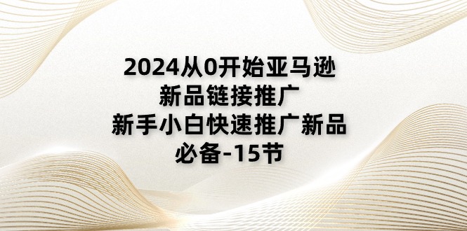 （11224期）2024从0开始亚马逊新品链接推广，新手小白快速推广新品的必备-15节-飓风网创资源站