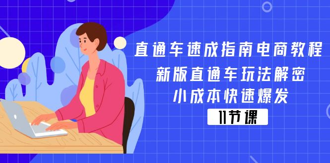 （11537期）直通车 速成指南电商教程：新版直通车玩法解密，小成本快速爆发（11节）-飓风网创资源站