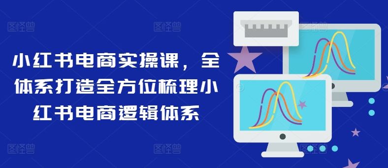 小红书电商实操课，全体系打造全方位梳理小红书电商逻辑体系-飓风网创资源站