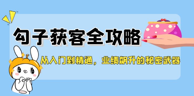 （12247期）从入门到精通，勾子获客全攻略，业绩飙升的秘密武器-飓风网创资源站