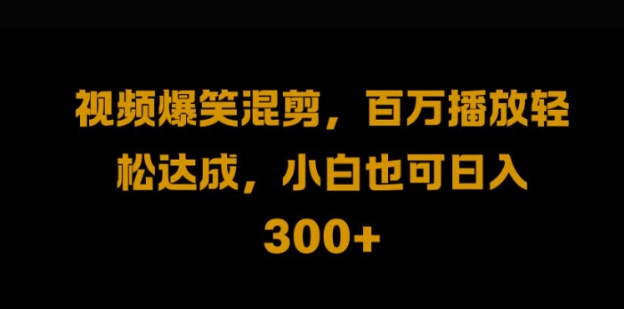 视频号零门槛，爆火视频搬运后二次剪辑，轻松达成日入1k【揭秘】-飓风网创资源站