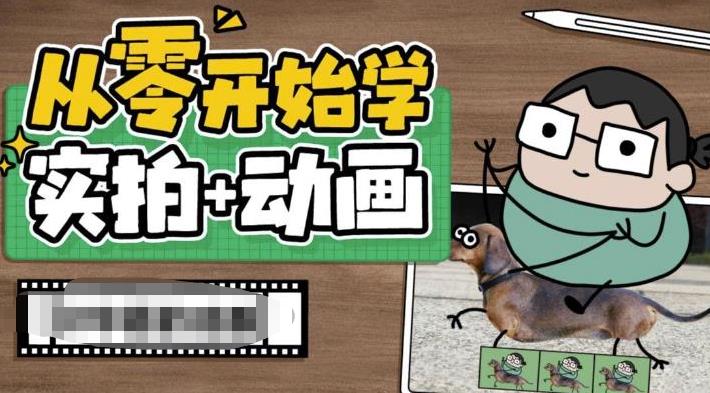 （6570期）从零开始学实拍加动画，实拍加动画创意教程（49节视频课）-创云分享创云网创