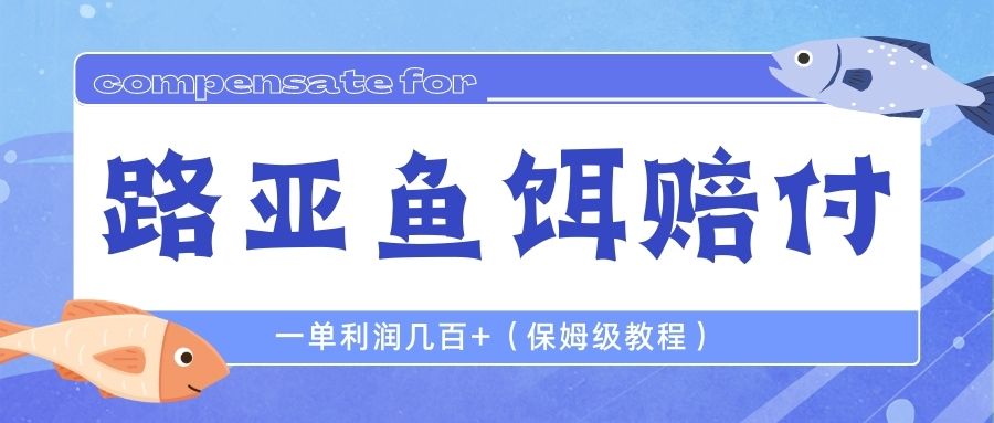 （6572期）最新路亚鱼饵打假赔付玩法，一单利润几百+（保姆级教程）-优优云网创