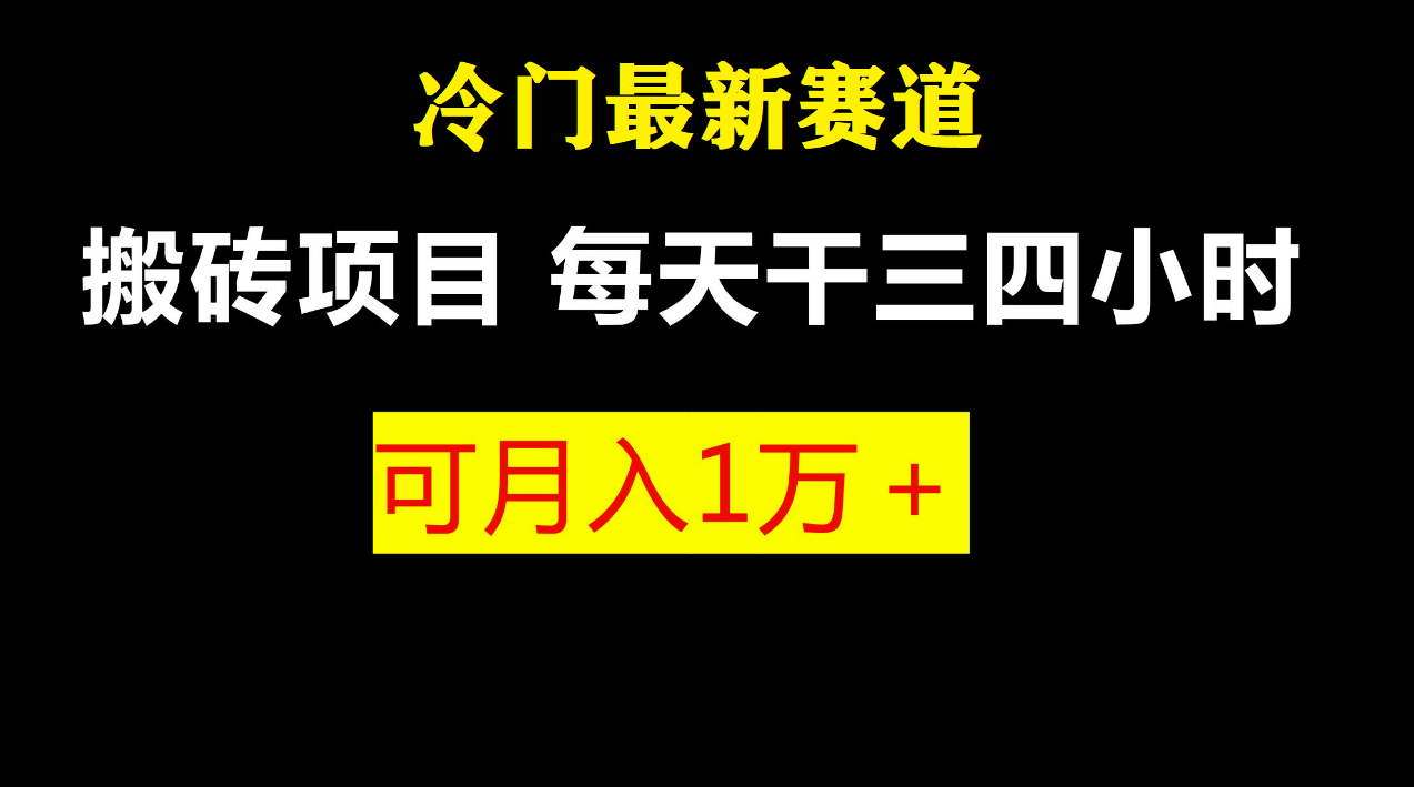 （6647期）最新冷门游戏搬砖项目，小白零基础也可以月入过万（附教程+软件）-八一网创分享