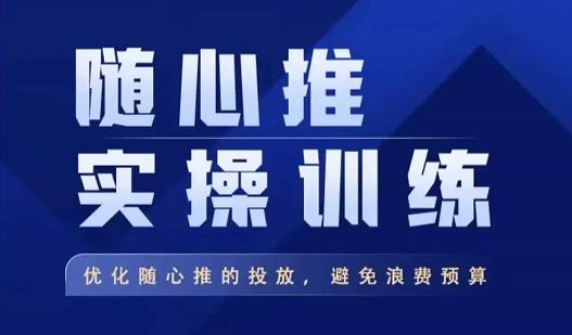 飞哥·随心推实操训练，优化随心推投放，避免浪费预算-有道网创