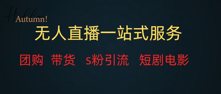 无人直播（团购、带货、引流、短剧电影）全套教程一站式打包，课程详细无废话 - 当动网创