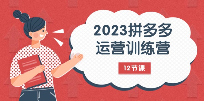 2023拼多多运营训练营：流量底层逻辑，免费+付费流量玩法（12节课）-创客军团