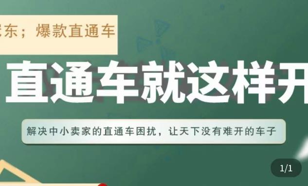 冠东·淘系直通车保姆级教程，全面讲解直通车就那么简单-星云网创