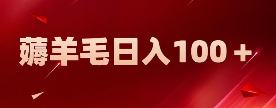 新平台零撸薅羊毛，一天躺赚100＋，无脑复制粘贴【揭秘】-世纪学社