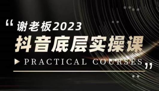 蟹老板·2023抖音底层实操课，打造短视频的底层认知-休闲网赚three