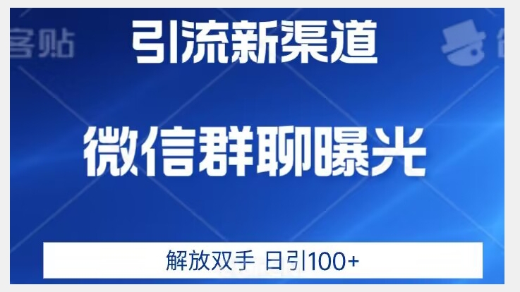 价值2980的全新微信引流技术，只有你想不到，没有做不到【揭秘】-大海创业网