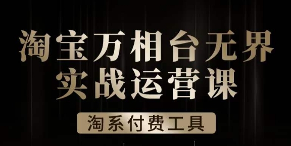 沧海·淘系万相台无界实战运营课，万相台无界实操全案例解析-枫客网创