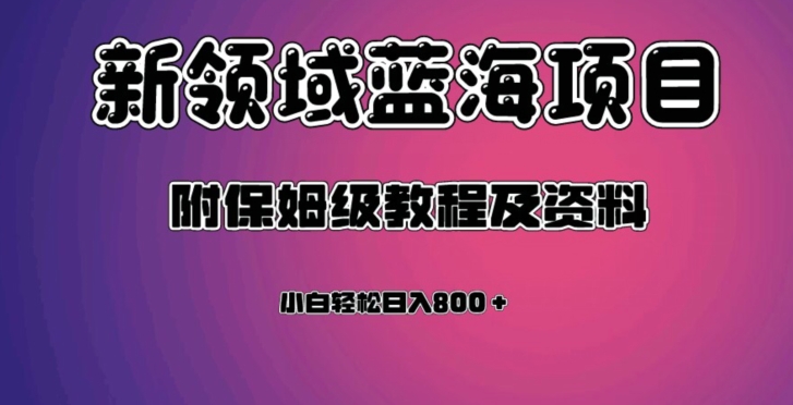 虚拟资源蓝海领域新项目，轻松日入800＋，附保姆级教程及资料-创享网