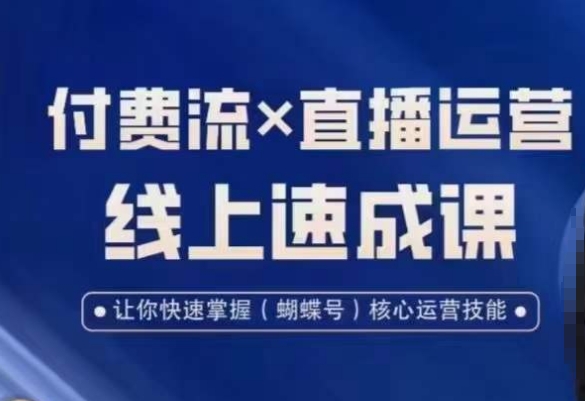 视频号付费流实操课程，付费流✖️直播运营速成课，让你快速掌握视频号核心运营技能-北少网创