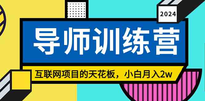 （9145期）《导师训练营》精准粉丝引流的天花板，小白月入2w-大海创业网