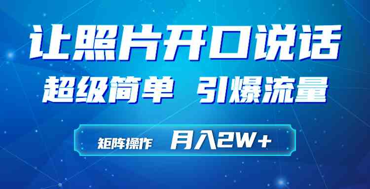 （9553期）利用AI工具制作小和尚照片说话视频，引爆流量，矩阵操作月入2W+-大海创业网